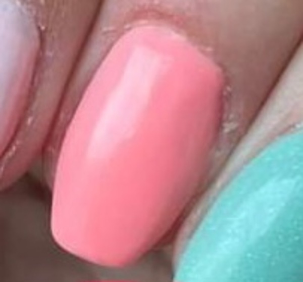 Nail polish swatch / manicure of shade Revel Beach Day