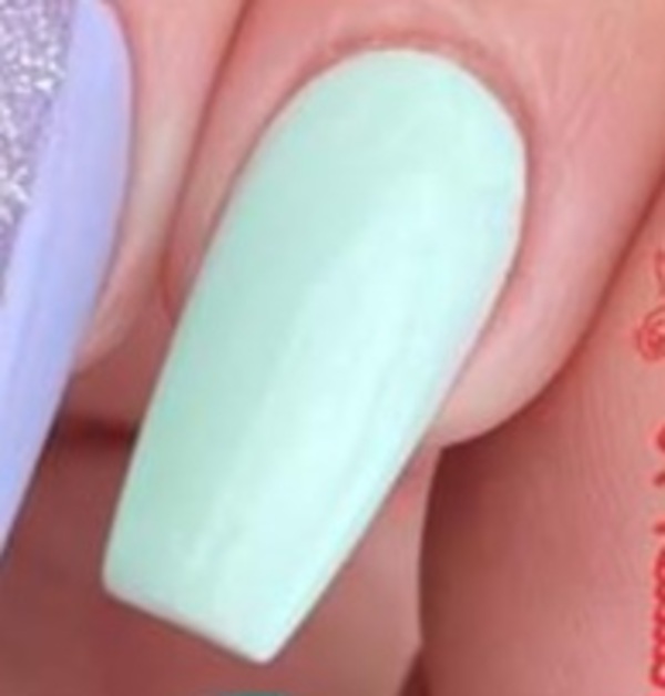 Nail polish swatch / manicure of shade Revel Mint Condition