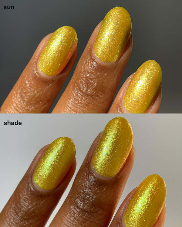 Nail polish swatch / manicure of shade Mooncat Demeter's Harvest