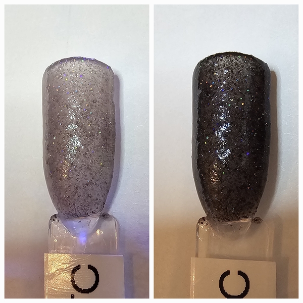 Nail polish swatch / manicure of shade LeChat Starry Night