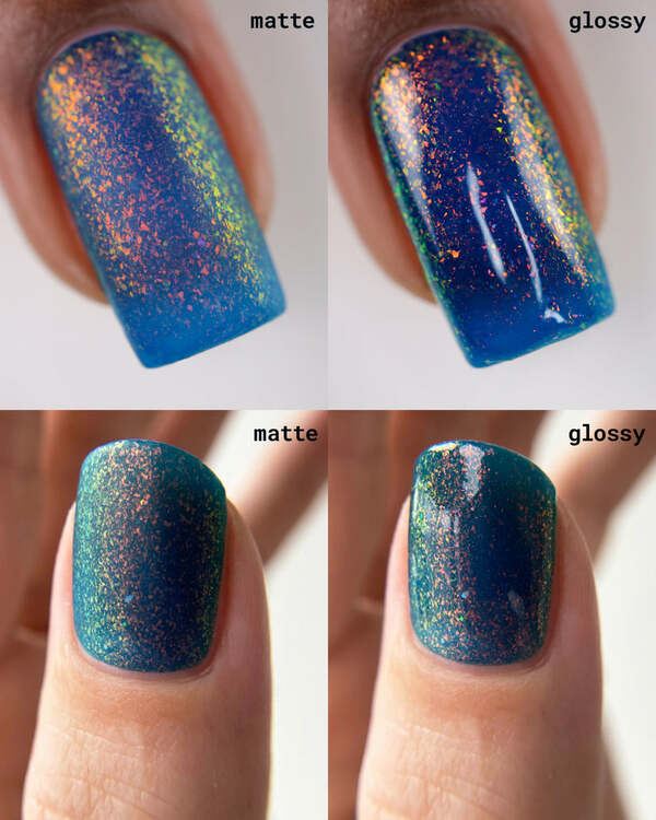 Nail polish swatch / manicure of shade Mooncat Pangea