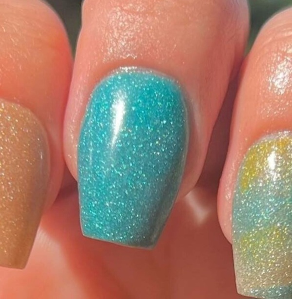 Nail polish swatch / manicure of shade Revel Cactus Collection