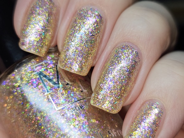 Nail polish swatch / manicure of shade MN Indie Polish Golden Sands