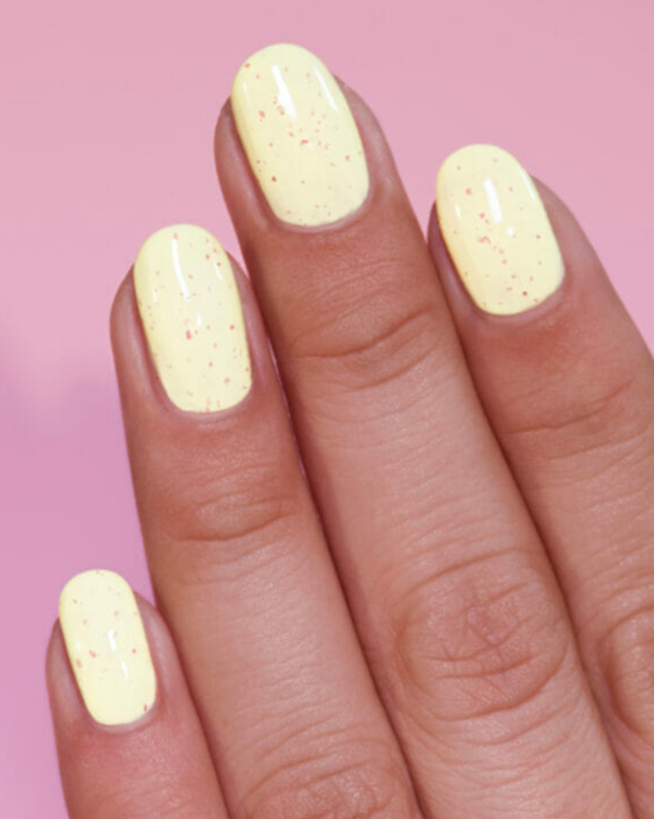 Nail polish swatch / manicure of shade I Love Nail Polish Lemon Cake