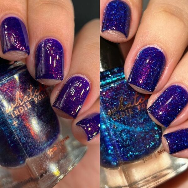 Nail polish swatch / manicure of shade Whatcha Indie Polish Fantastic Jellyfish