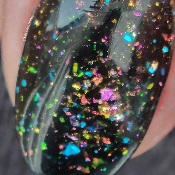 Nail polish swatch / manicure of shade Revel Constellation