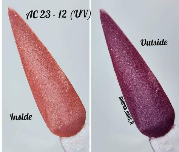 Nail polish swatch / manicure of shade Revel AC23-12