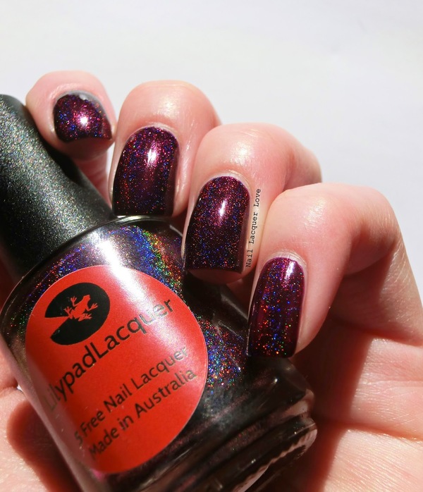 Nail polish swatch / manicure of shade Lilypad Lacquer True Blood 2014