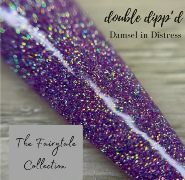 Nail polish swatch / manicure of shade Double Dipp'd Damsel in Distress