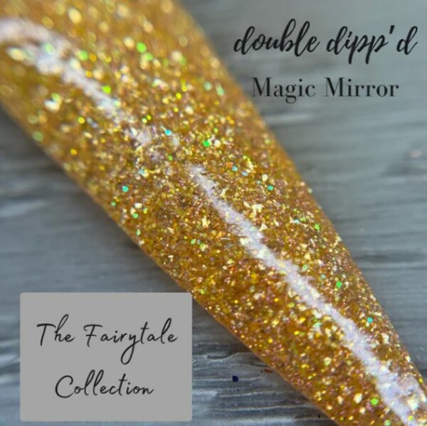 Nail polish swatch / manicure of shade Double Dipp'd Magic Mirror