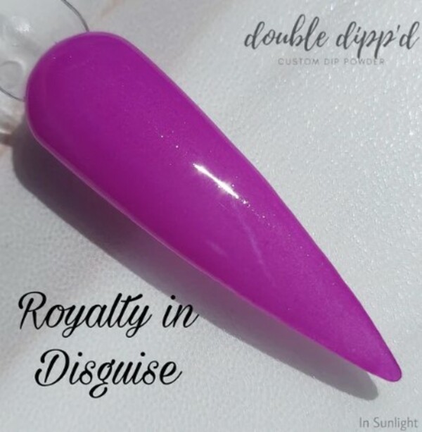 Nail polish swatch / manicure of shade Double Dipp'd Royalty in Disguise