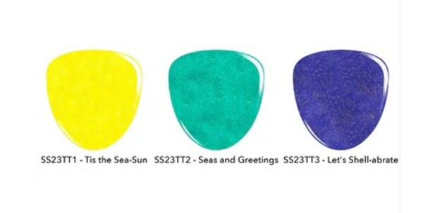 Nail polish swatch / manicure of shade Revel Tis the Sea-Sun