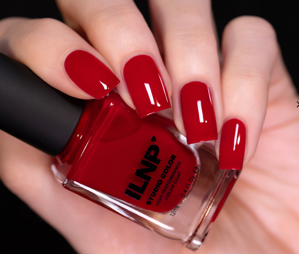 Nail polish swatch / manicure of shade I Love Nail Polish Cherry