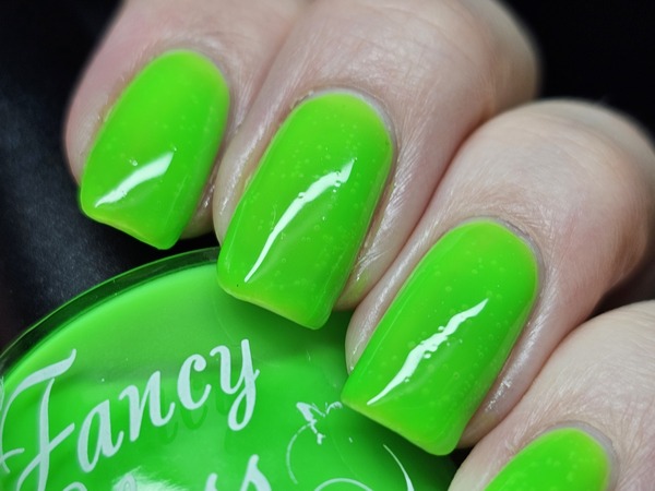 Nail polish swatch / manicure of shade Fancy Gloss Slime