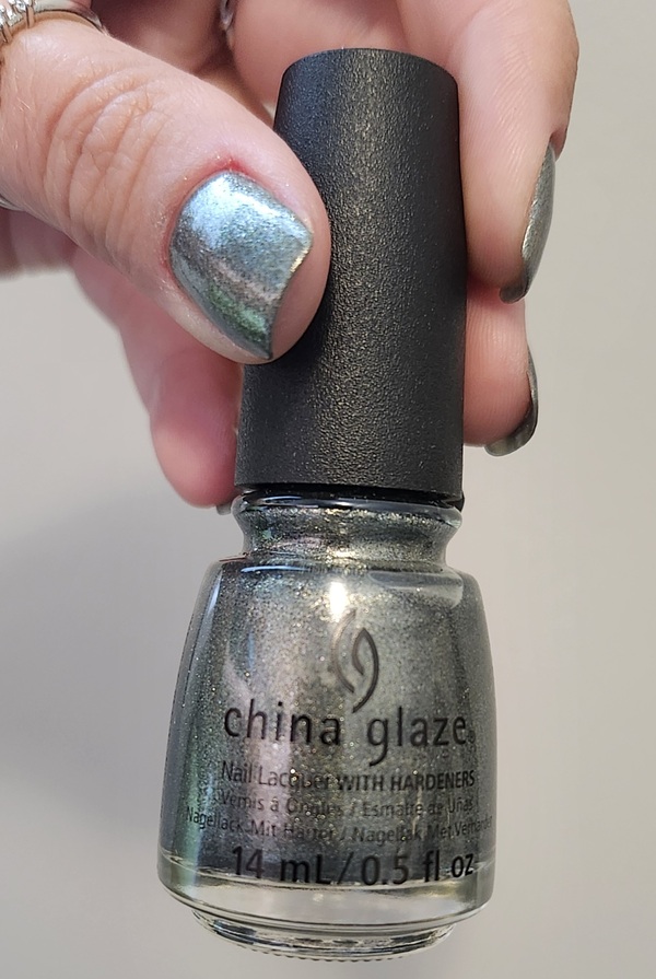 Nail polish swatch / manicure of shade China Glaze I Still Beleaf