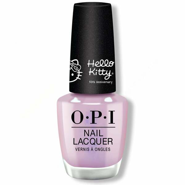 Nail polish swatch / manicure of shade OPI Supercute color