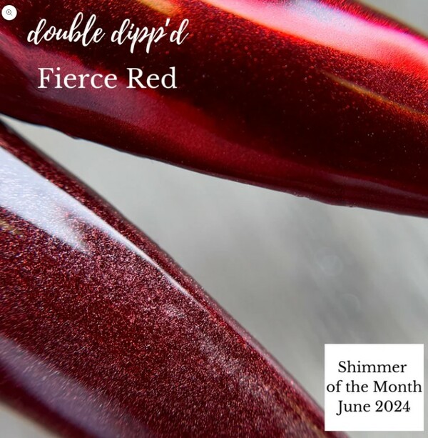 Nail polish swatch / manicure of shade Double Dipp'd Fierce Red