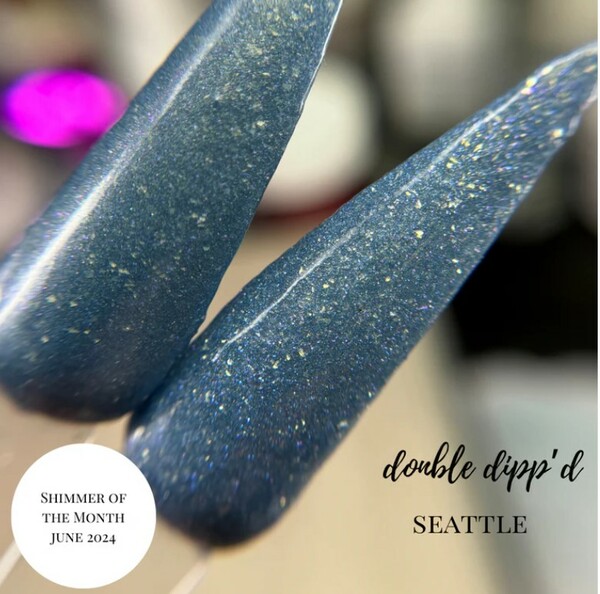 Nail polish swatch / manicure of shade Double Dipp'd Seattle