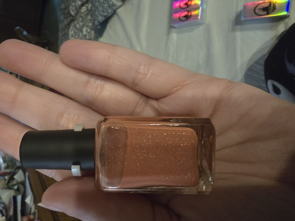 Nail polish swatch / manicure of shade Enchanted Polish Guava lava