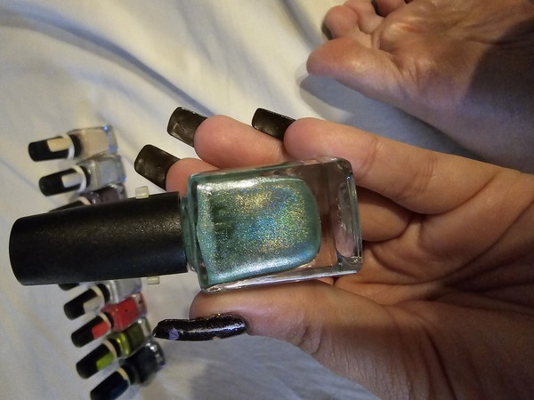 Nail polish swatch / manicure of shade Colors by Llarowe Refresh...ing