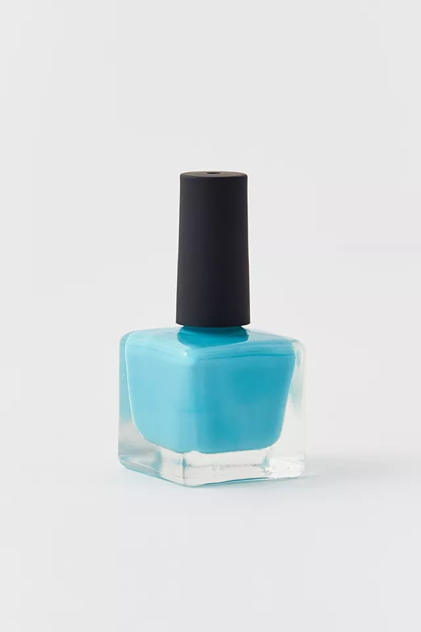 Nail polish swatch / manicure of shade Urban Outfitters Malibu blue