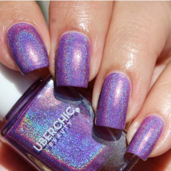 Nail polish swatch / manicure of shade UberChic Beach Please