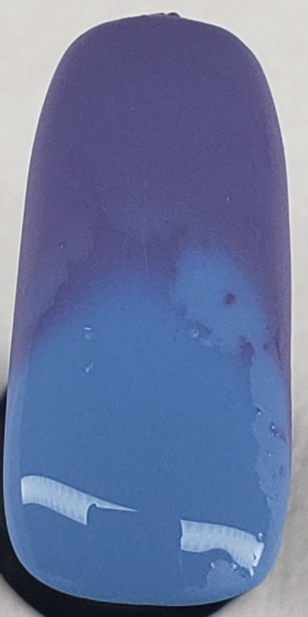 Nail polish swatch / manicure of shade Fancy Gloss Morning Iris