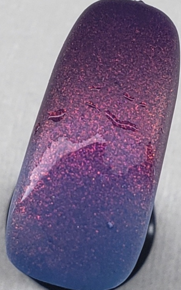 Nail polish swatch / manicure of shade Fancy Gloss Immortal Jellyfish