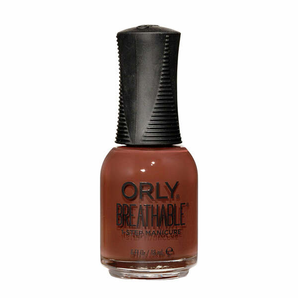 Nail polish swatch / manicure of shade Orly Leather you like it or not