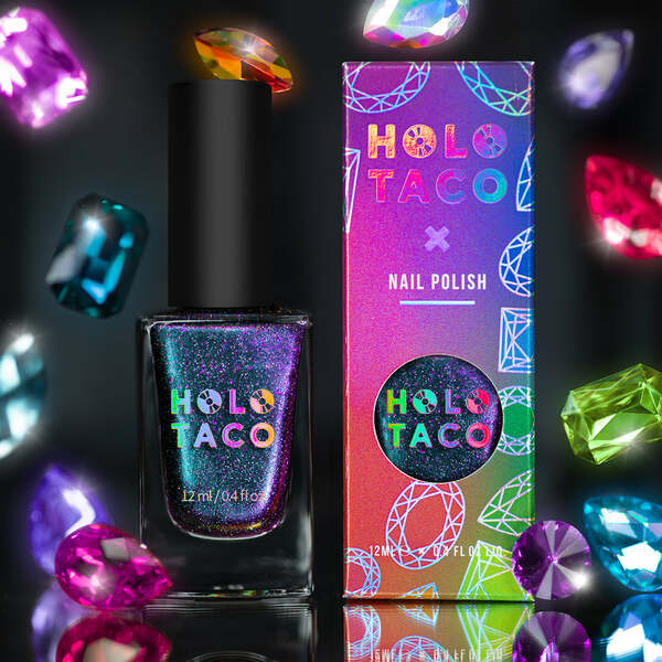 Nail polish swatch / manicure of shade Holo Taco The Price Is Alexandrite