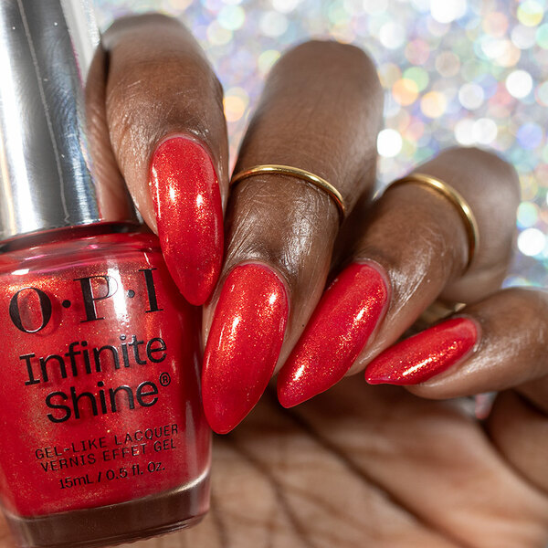 Nail polish swatch / manicure of shade OPI Infinite Shine Self Looove