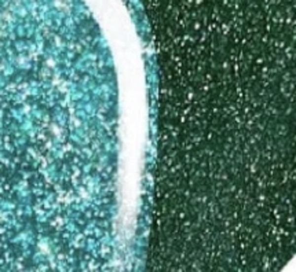 Nail polish swatch / manicure of shade Revel Emerald Enchantment