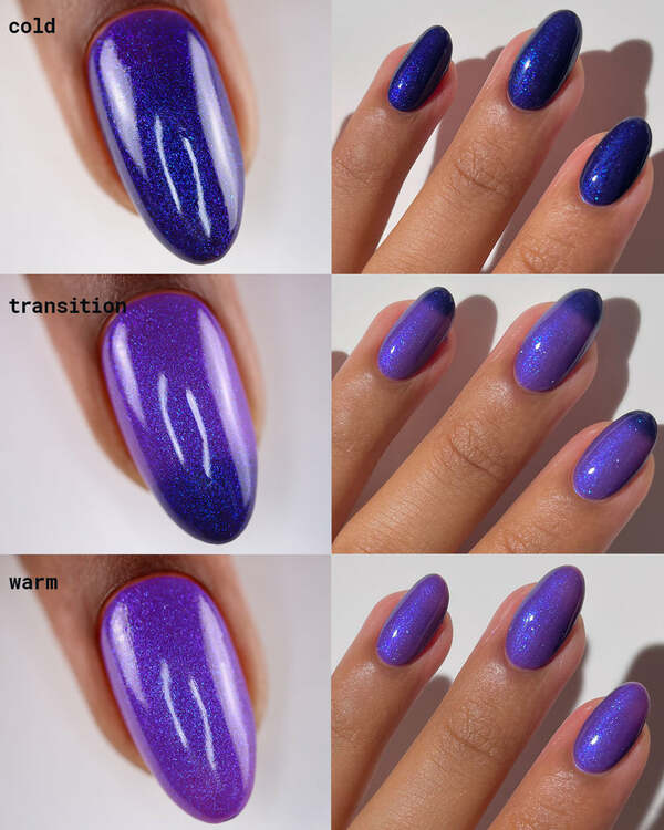 Nail polish swatch / manicure of shade Mooncat Twilight Sonata