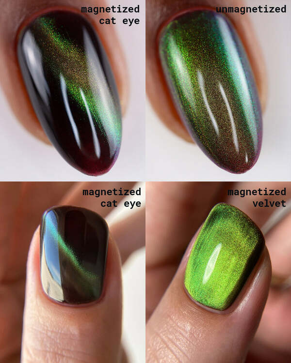 Nail polish swatch / manicure of shade Mooncat Forbidden Fruit