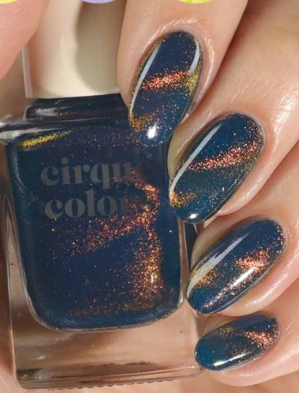 Nail polish swatch / manicure of shade Cirque Colors Castle In The Sky