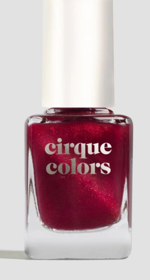 Nail polish swatch / manicure of shade Cirque Colors Ruby Slipper