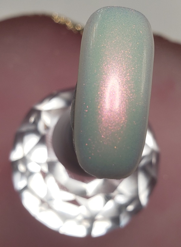 Nail polish swatch / manicure of shade Fancy Gloss Travel To Earth