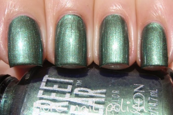 Nail polish swatch / manicure of shade Revlon Deception