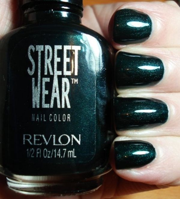 Nail polish swatch / manicure of shade Revlon Elf