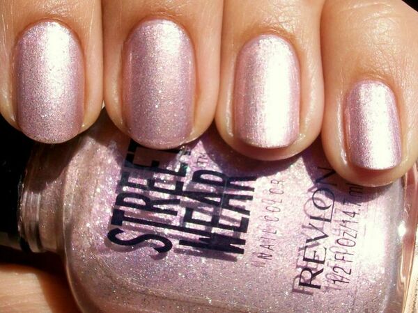 Nail polish swatch / manicure of shade Revlon Angelic Streetwear