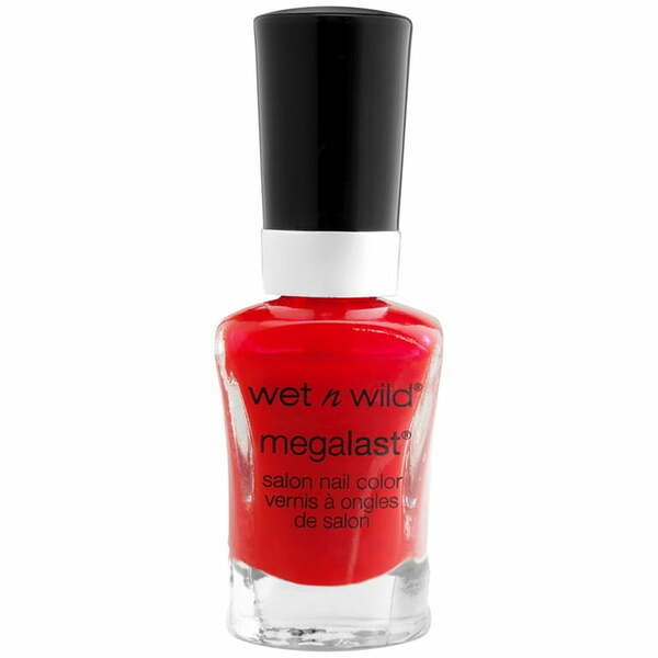 Nail polish swatch / manicure of shade wet n wild I red a good book