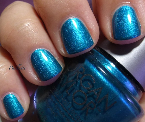 Nail polish swatch / manicure of shade Morgan Taylor Bright Eyes