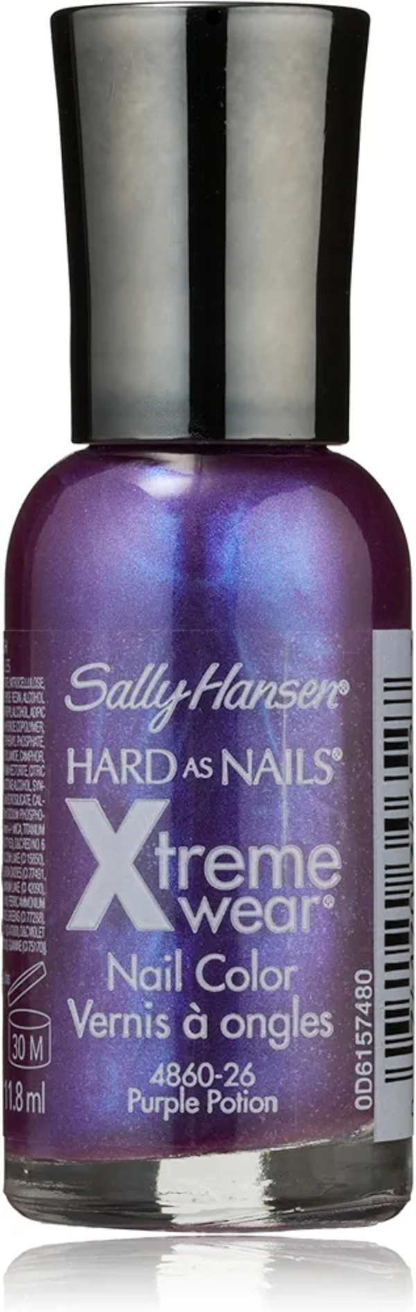 Nail polish swatch / manicure of shade Sally Hansen Xtreme Wear Purple potion