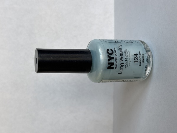 Nail polish swatch / manicure of shade NYC Cashmere Creme