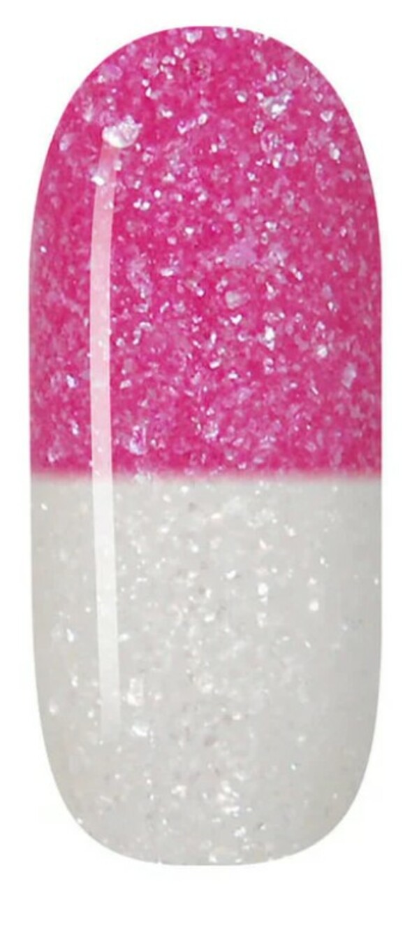 Nail polish swatch / manicure of shade Sparkle and Co. Pink Tourmaline Crystal