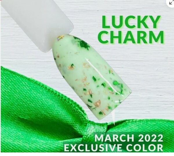 Nail polish swatch / manicure of shade Sparkle and Co. Lucky Charm