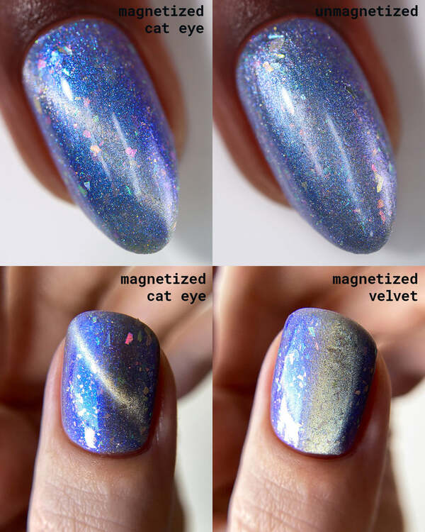 Nail polish swatch / manicure of shade Mooncat La Petite Morte