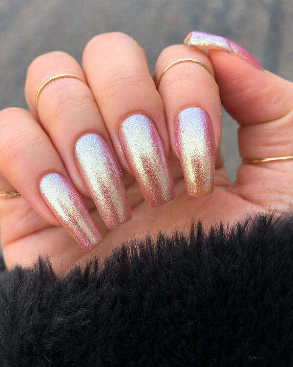 Nail polish swatch / manicure of shade Mooncat The Stolen Kiss