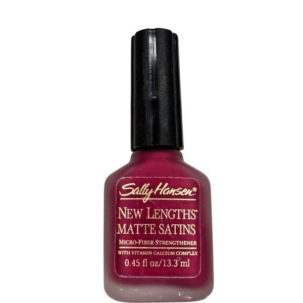 Nail polish swatch / manicure of shade Sally Hansen Fired Up! Matte