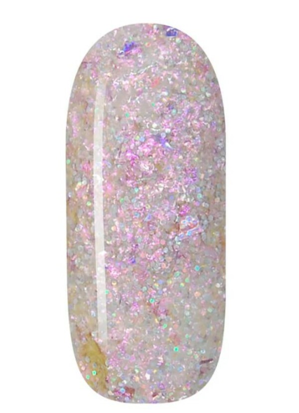 Nail polish swatch / manicure of shade Sparkle and Co. Pink Disco